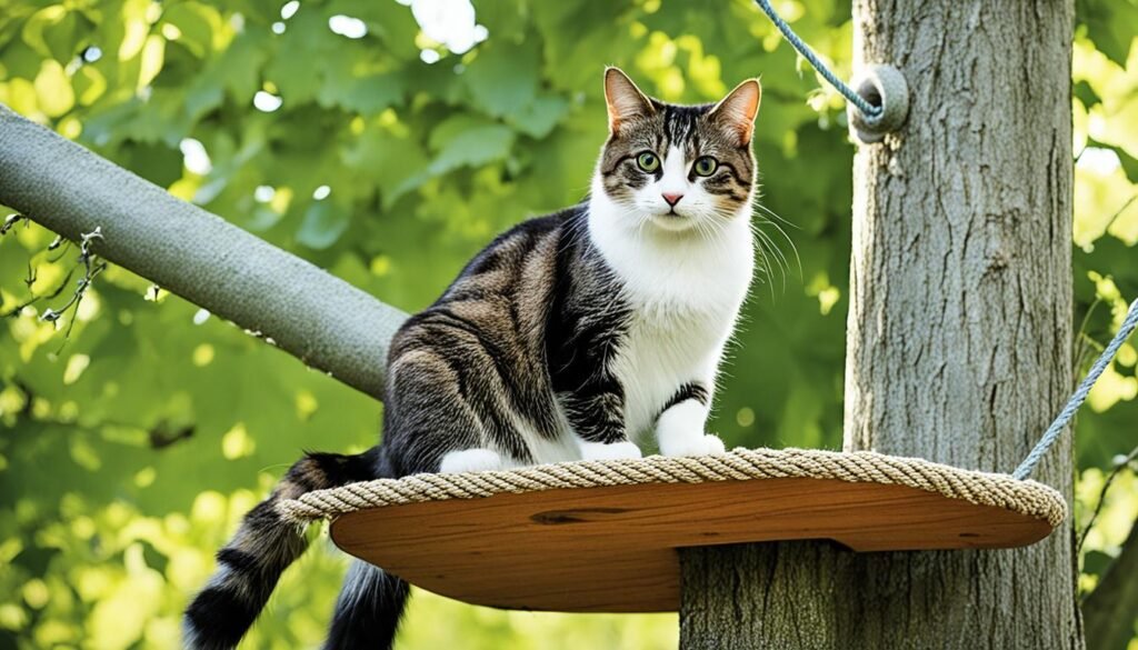 altura ideal árbol para gatos