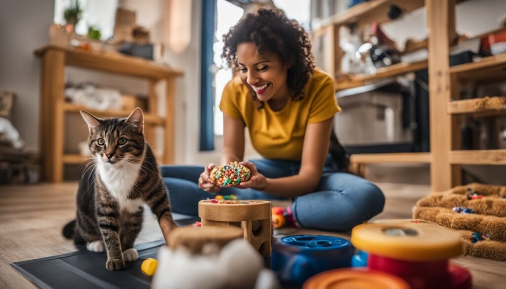 entrenamiento con clicker para gatos