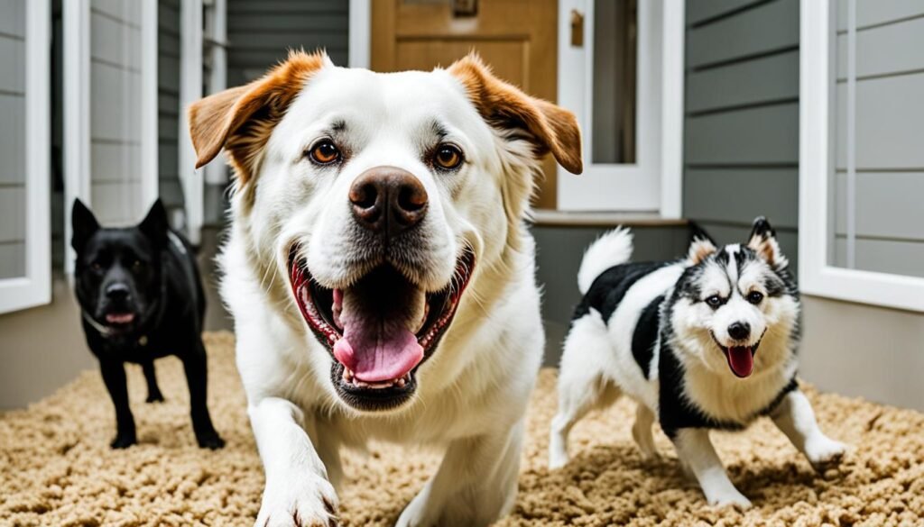 mi perro muestra conducta de agresividad hacia otros animales del hogar